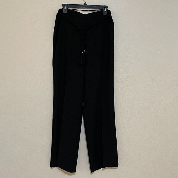 Talbots Pants - Talbots Hollywood Black High Waist Straight Leg Office Pants Trousers Size 10
